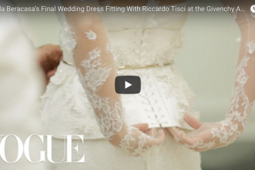 Fabiola Beracasa’s Final Wedding Dress Fitting With Riccardo Tisci at the Givenchy Atelier