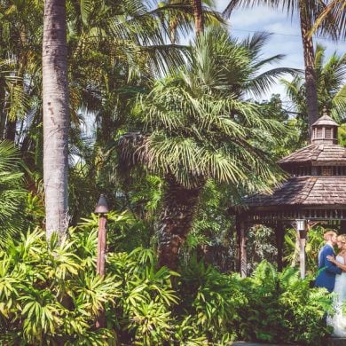 Real wedding: Caribbean vibes in Florida