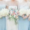 Pretty summer palette – cornflower blue & peach