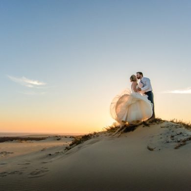 Real Wedding: One year beach remix