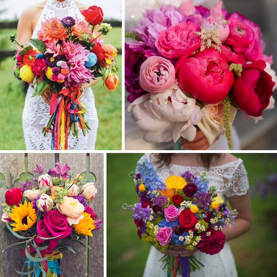 Summer bridal bouquets Summer bridal bouquets