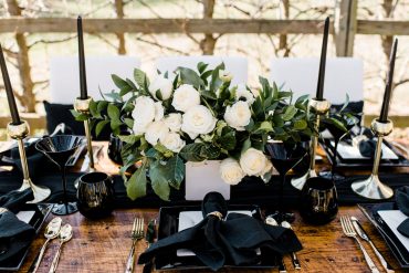 Wedding Colour Palette: Black and White