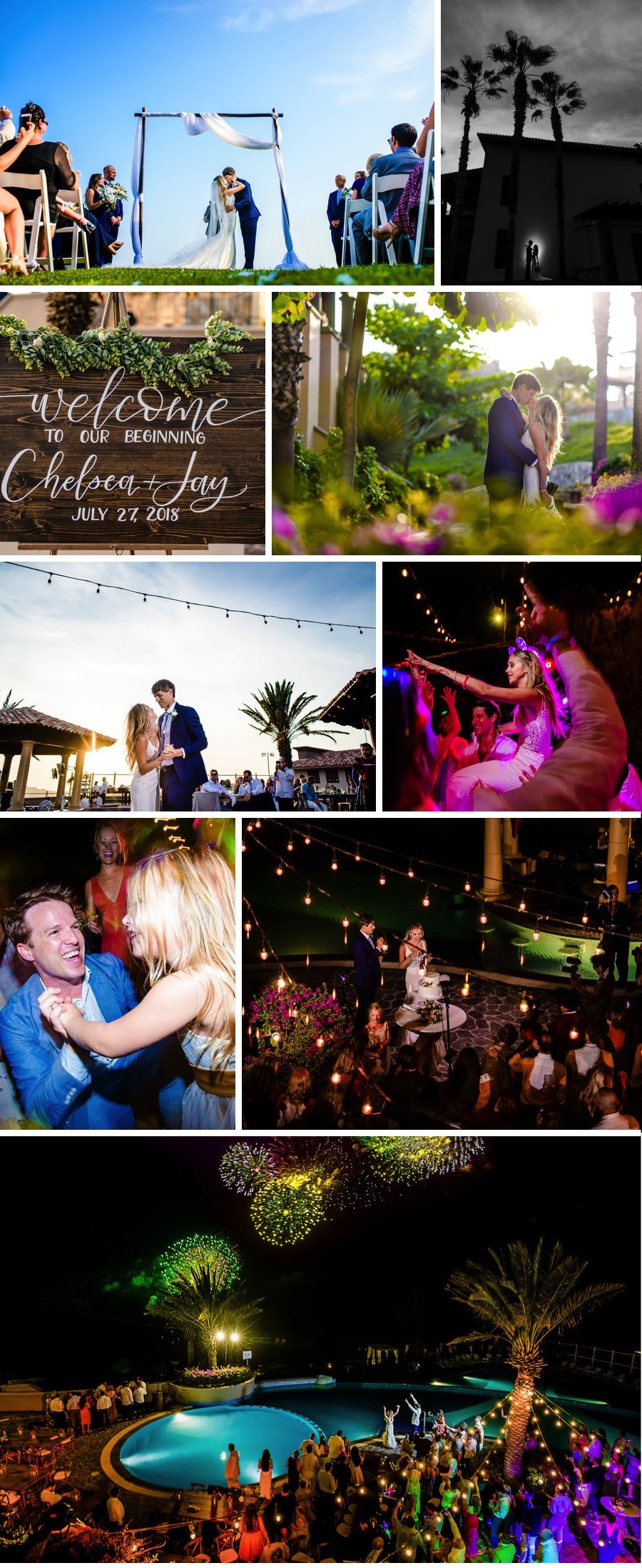 Real wedding: Ocean blue in Los Cabos
