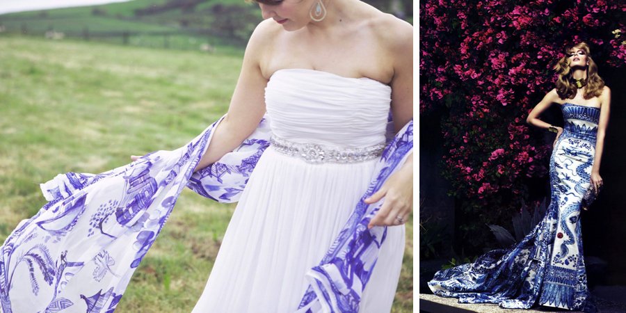 Colour palette: willow pattern Colour palette: willow pattern
