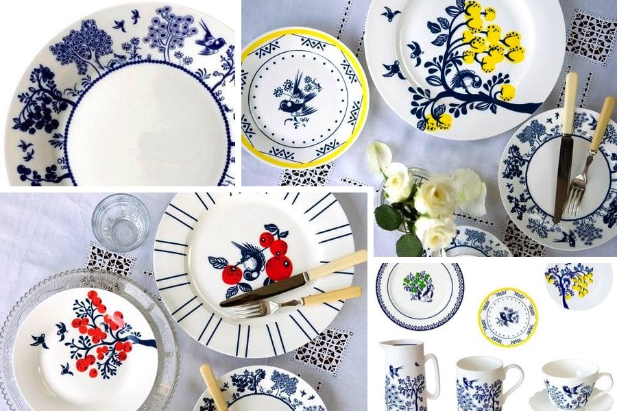 Colour palette: willow pattern Colour palette: willow pattern