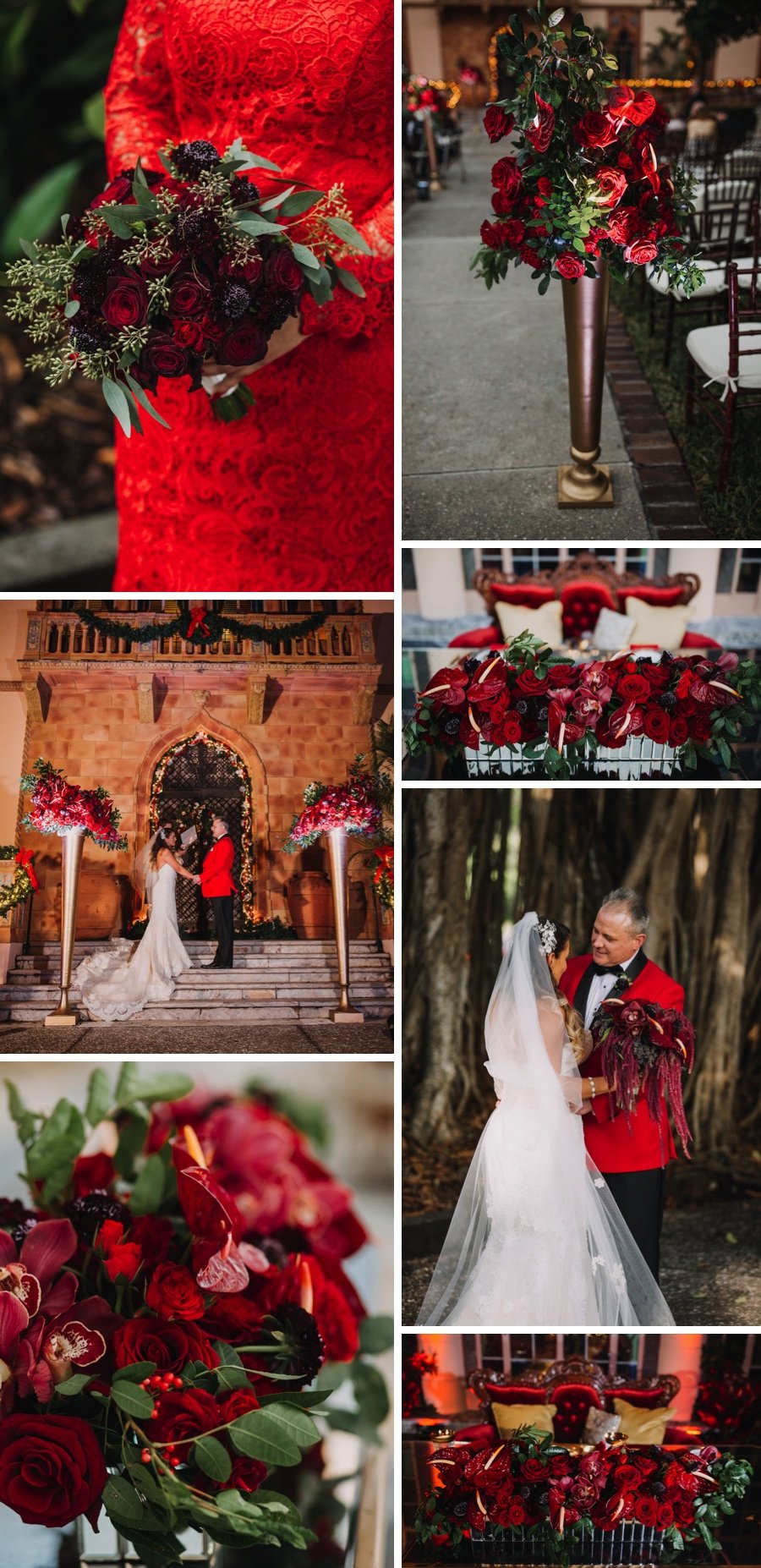 Real wedding: Blue seas and Christmas trees