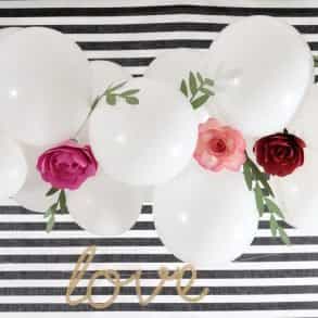 Our five favourite ways to display a floral balloon garland