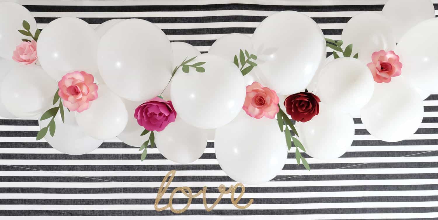 Our five favourite ways to display a floral balloon garland