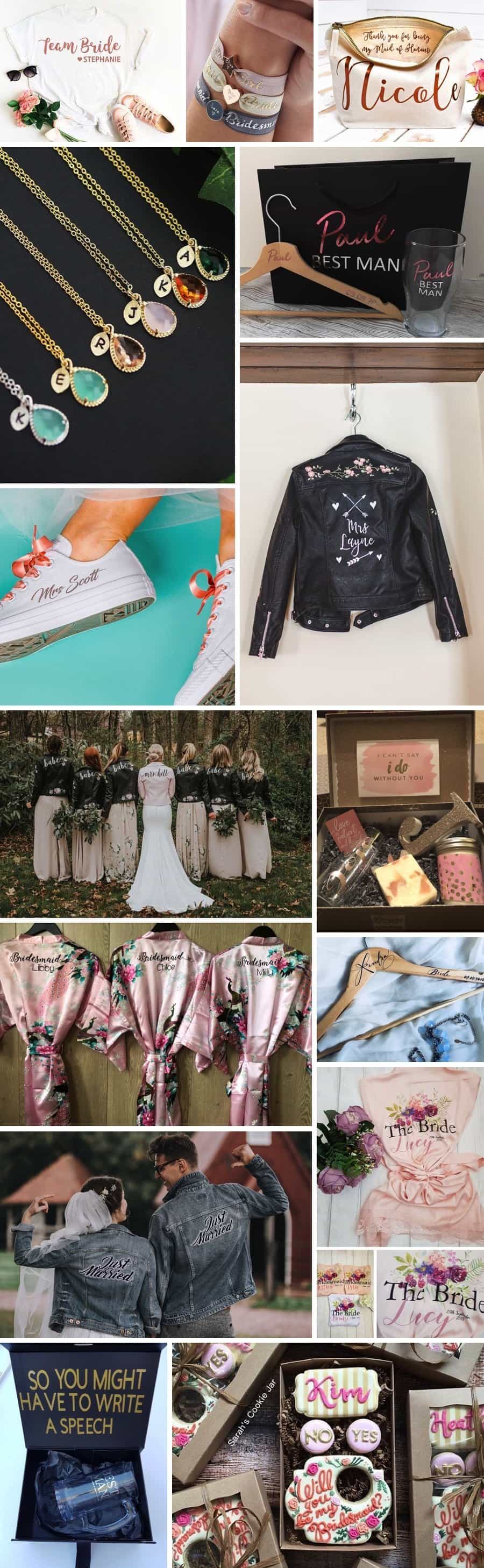 Personalised pieces for luxury weddings