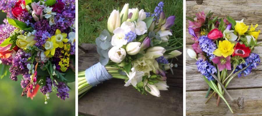 Spring wedding flowers