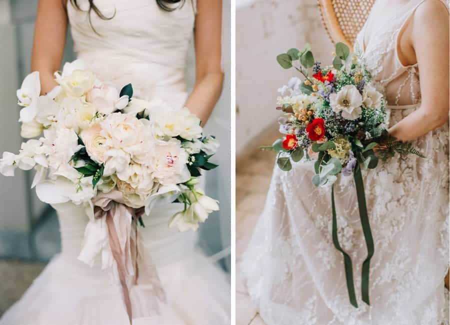Spring wedding flowers