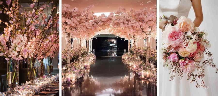 Spring wedding flowers