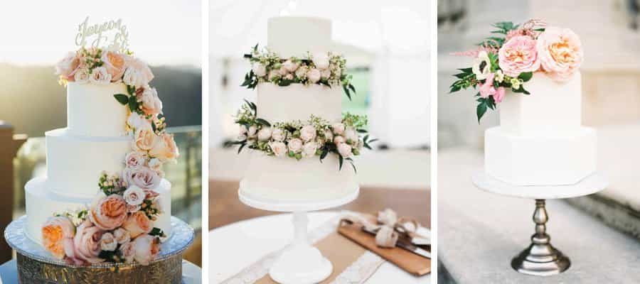 Five ways to do floral wedding cakes Five ways to do floral wedding cakes