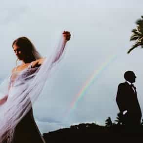 Colourful Couture – coloured wedding dresses