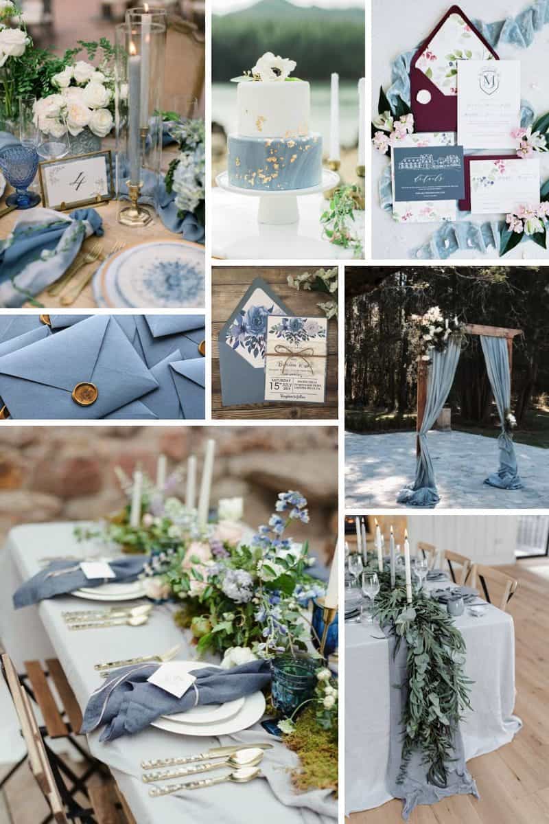 Colour palette: Dusty blue Colour palette: Dusty blue