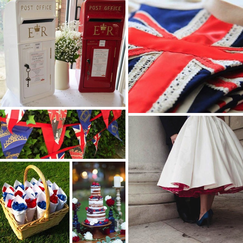 A Great British wedding theme