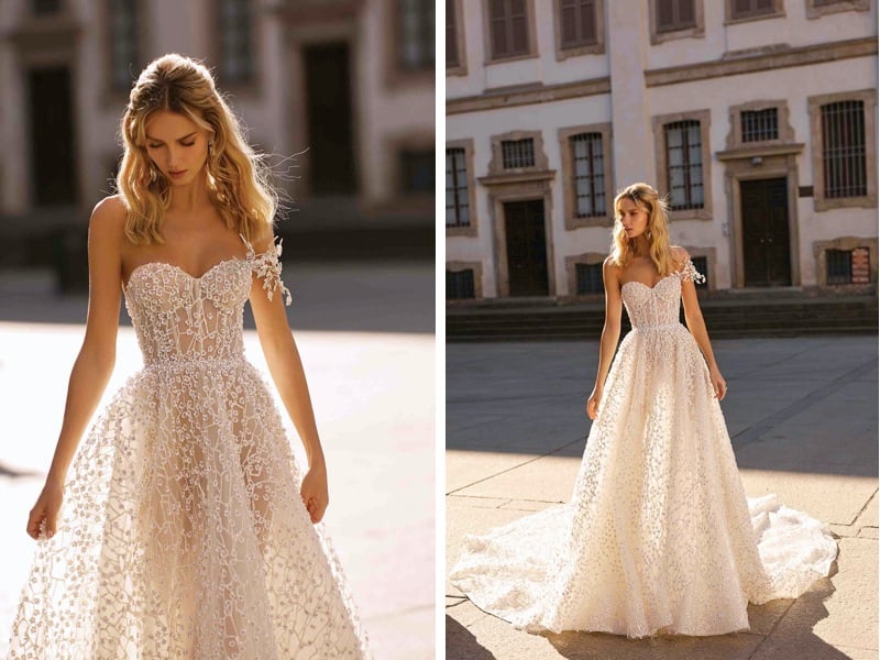 Ten (tiny) things to keep in your bridal clutch Wedding dress collection: Berta - Milano