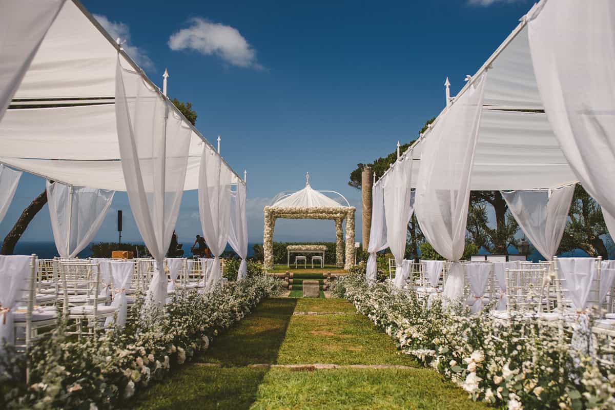 Real Wedding In Villa Angelina Sorrento Italy