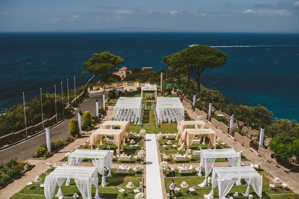 Real Wedding In Villa Angelina Sorrento Italy