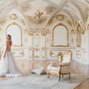 Gold And White Wedding Inspiration