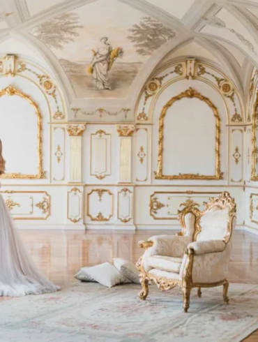 Gold And White Wedding Inspiration