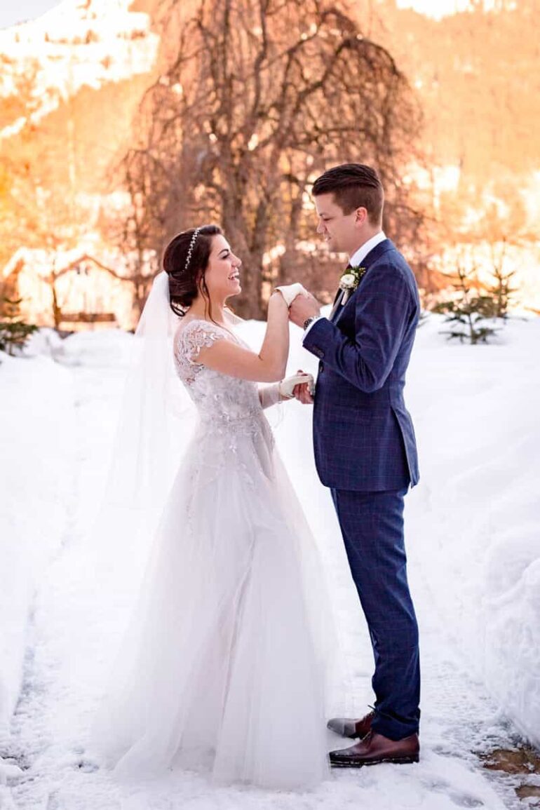 Luxury Destination Winter Wedding Austria