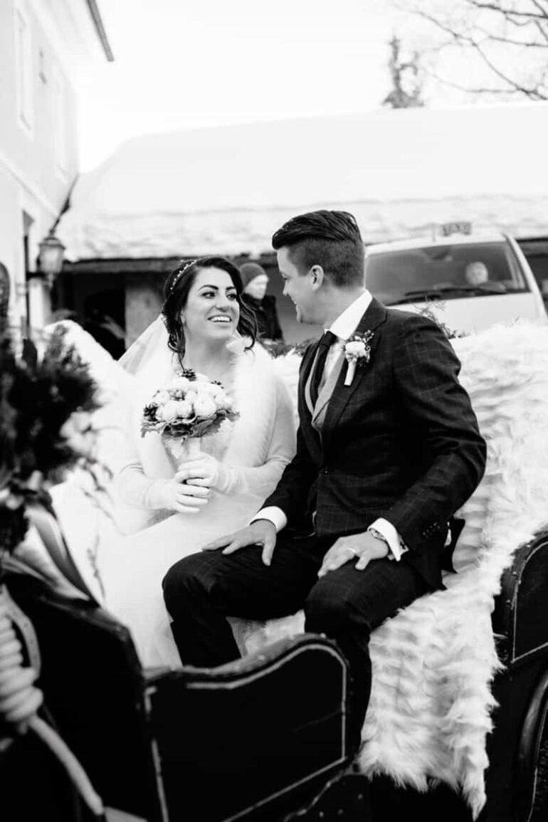 Luxury Destination Winter Wedding Austria