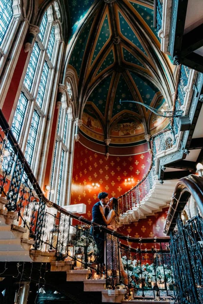 Say ‘YES’ to the most romantic staircase proposal at St Pancras Renaissance Hotel  
