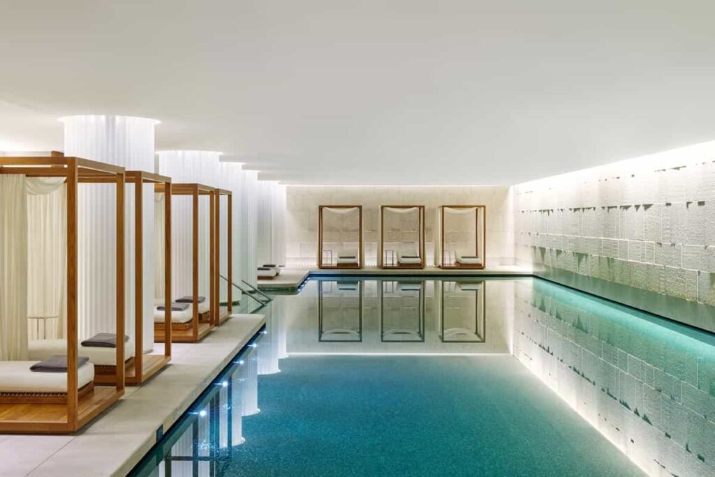Hotel Review: The Bulgari Hotel London BvlgariHotelLondon TheBvlgariSpa Pool 1 HR