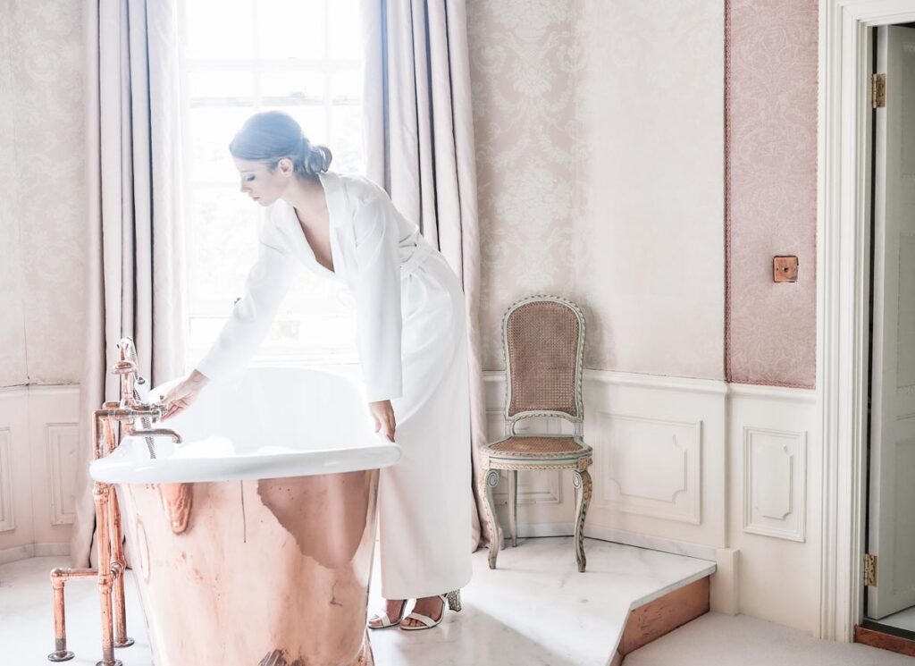 English Rose Bridal Shoot In Luxury Wedding Venue Hampshire