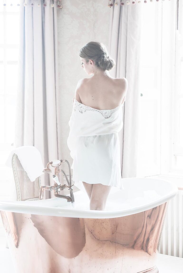 English Rose Bridal Shoot In Luxury Wedding Venue Hampshire