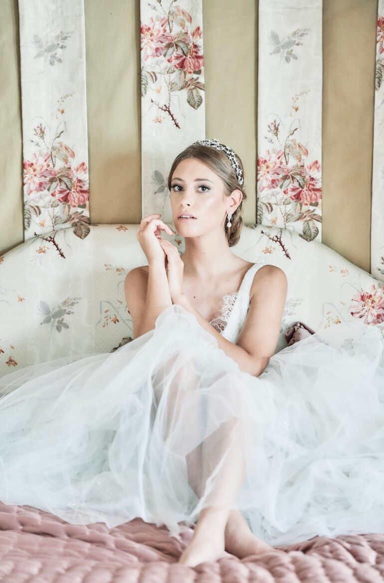 English Rose Bridal Shoot In Luxury Wedding Venue Hampshire