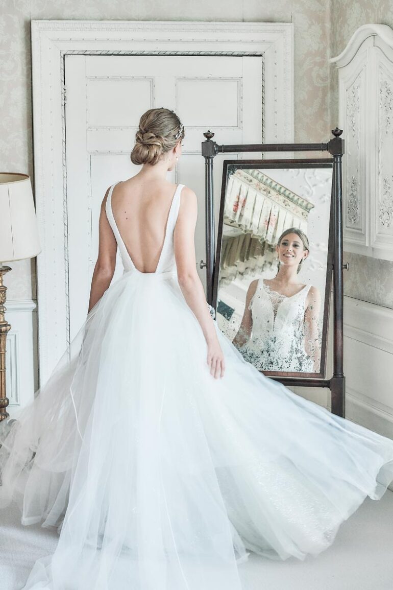 English Rose Bridal Shoot In Luxury Wedding Venue Hampshire