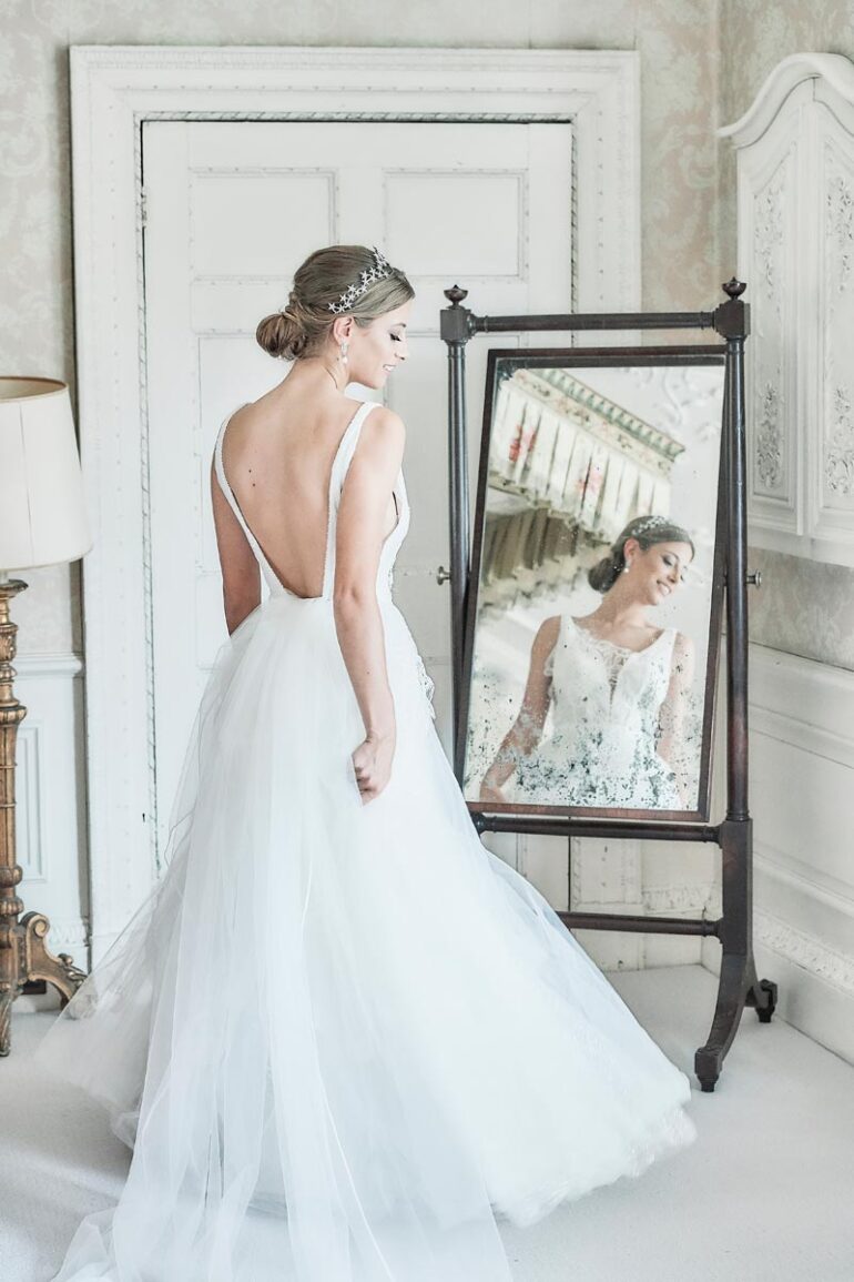 English Rose Bridal Shoot In Luxury Wedding Venue Hampshire