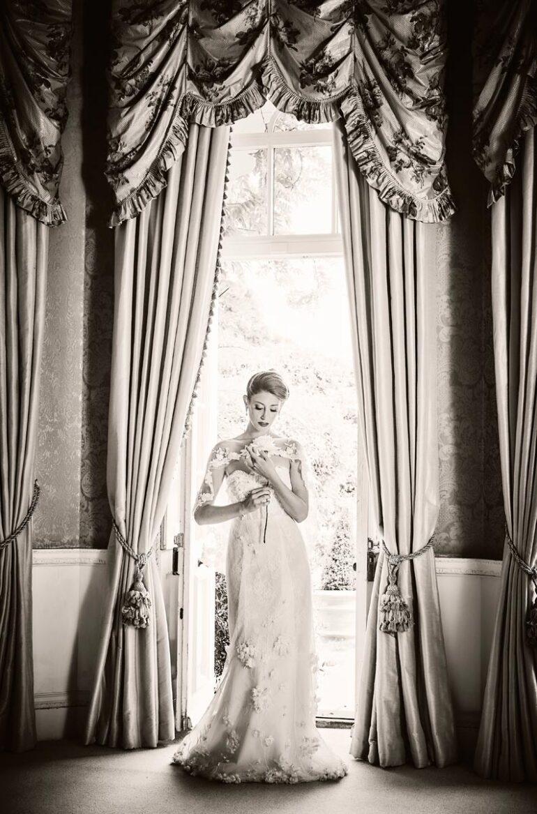 English Rose Bridal Shoot In Luxury Wedding Venue Hampshire