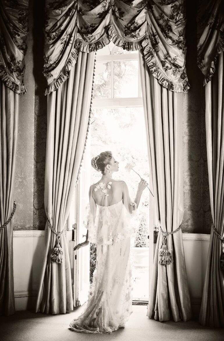 English Rose Bridal Shoot In Luxury Wedding Venue Hampshire