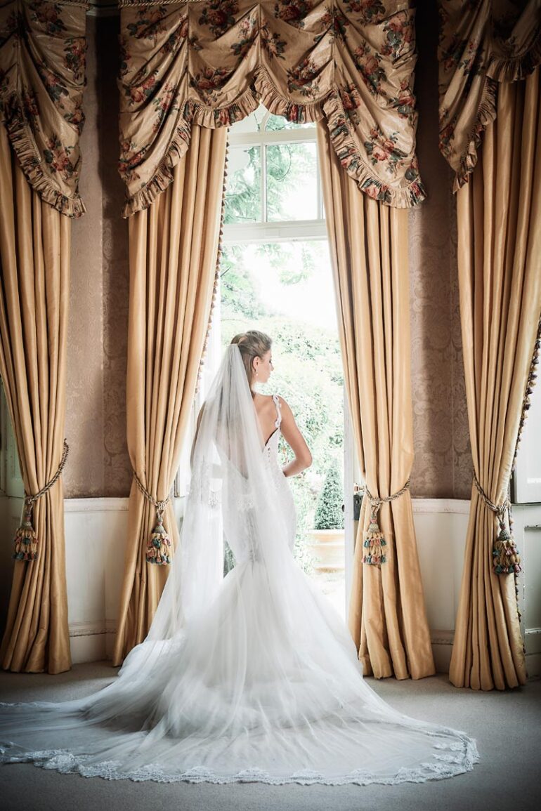 English Rose Bridal Shoot In Luxury Wedding Venue Hampshire