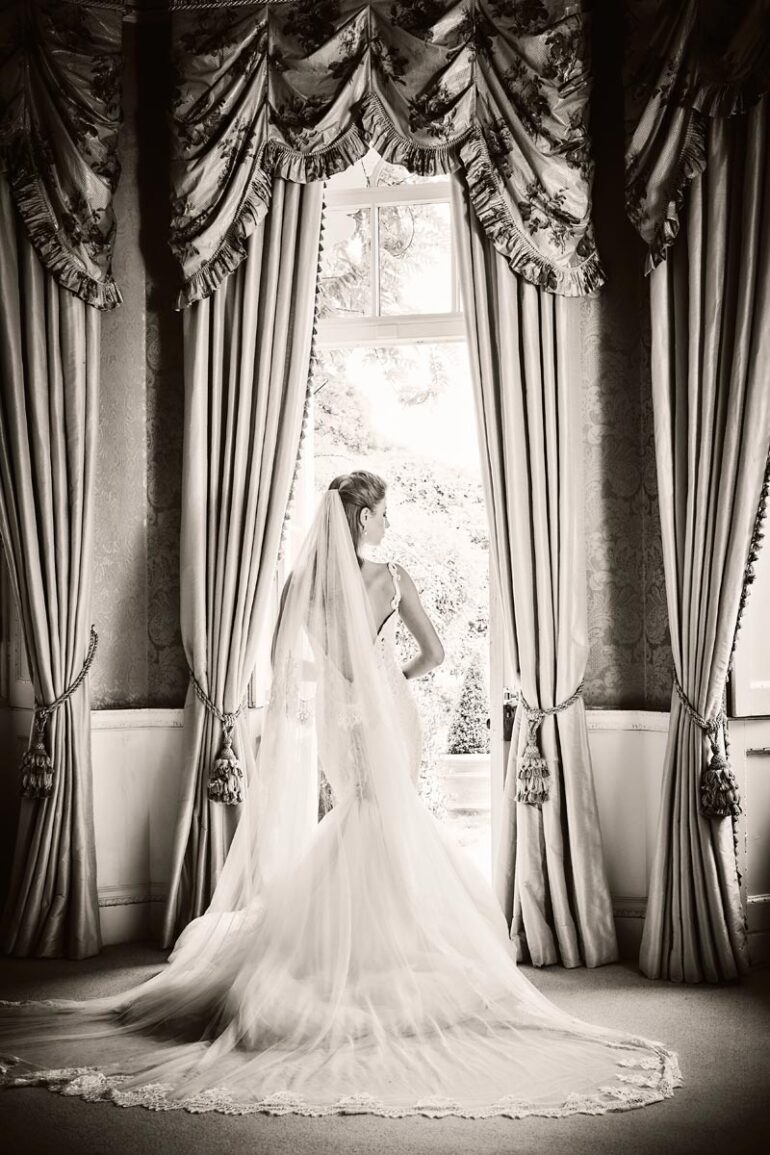 English Rose Bridal Shoot In Luxury Wedding Venue Hampshire