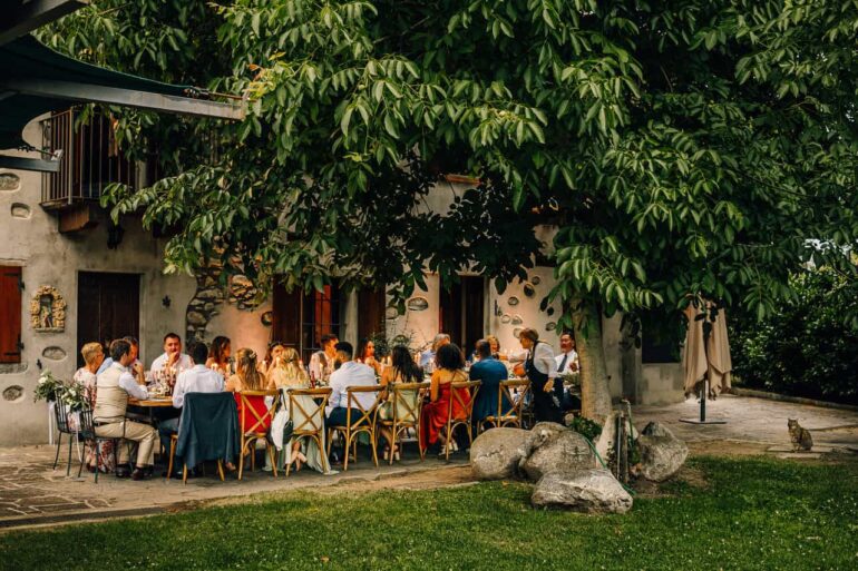 Tuscan style intimacy for a Lake Como Wedding