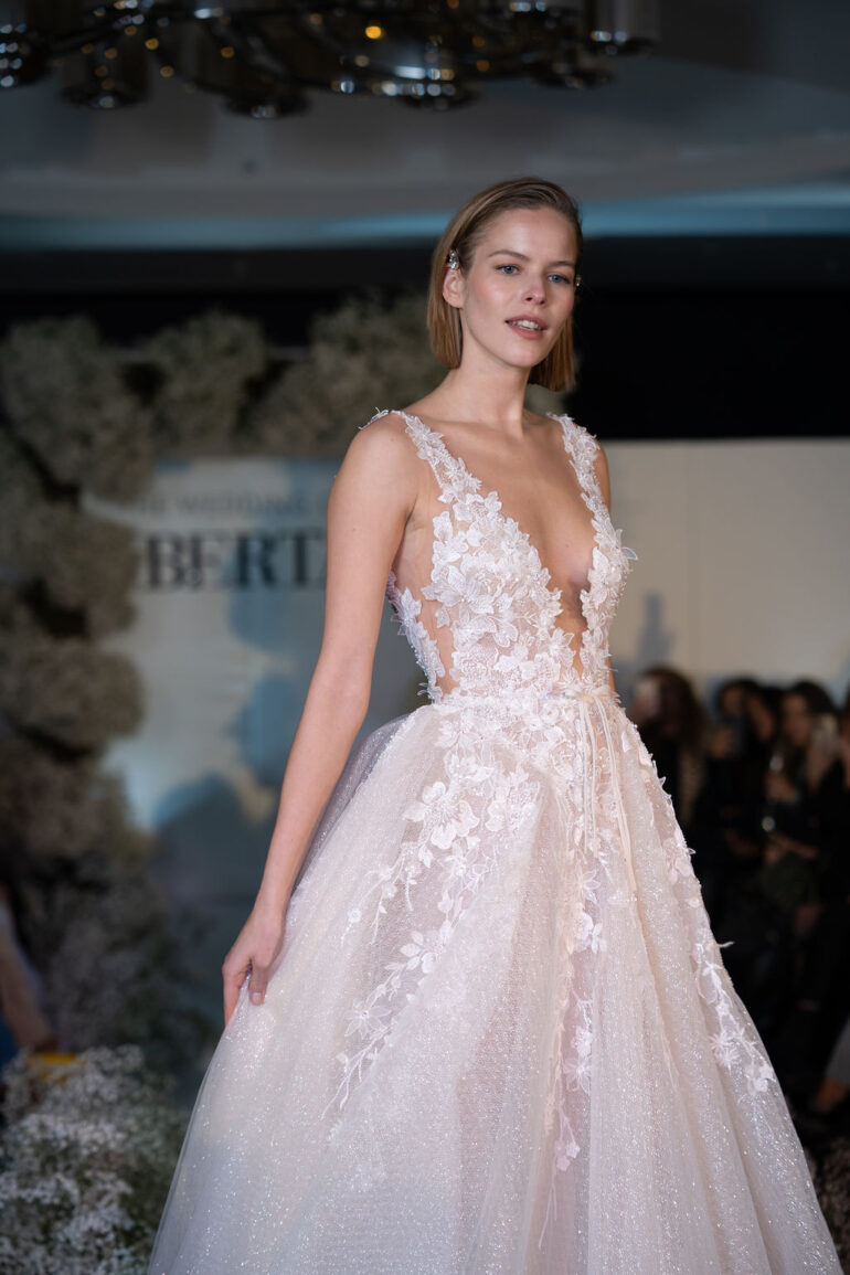 Berta Bridal Runway At The Bulgari Hotel London 2023