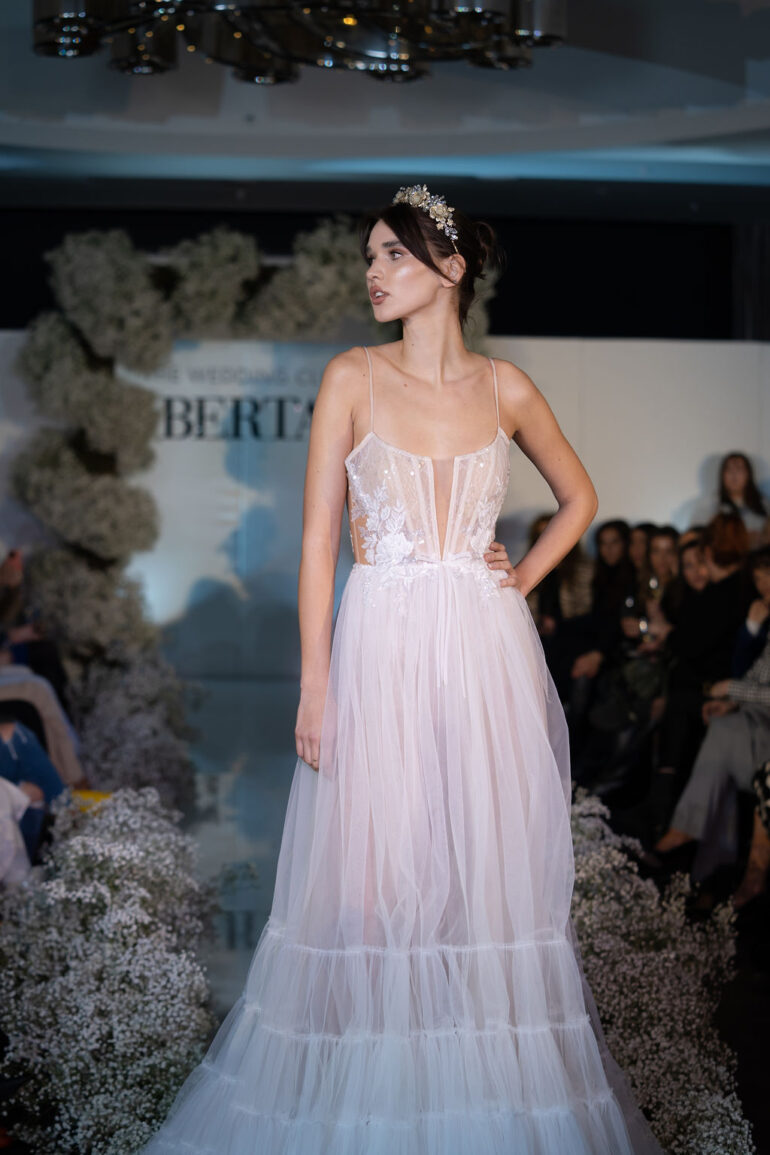 Berta Bridal Runway At The Bulgari Hotel London 2023