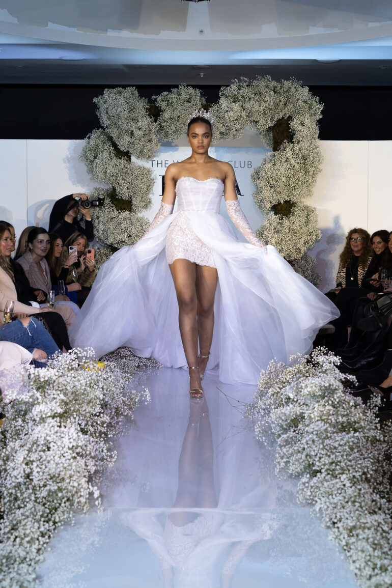 Berta Bridal Runway At The Bulgari Hotel London 2023