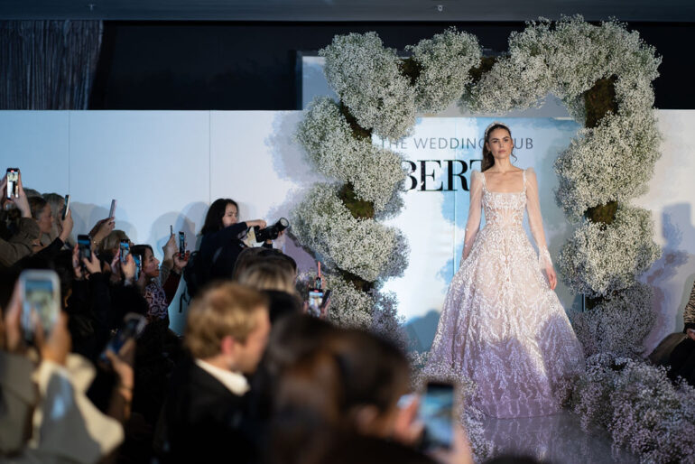 Berta Bridal Runway At The Bulgari Hotel London 2023