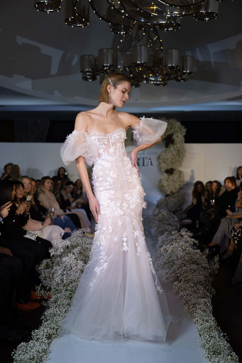 Berta Bridal Runway At The Bulgari Hotel London 2023