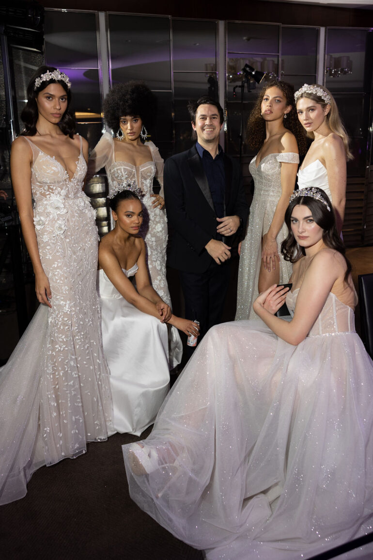 Berta Bridal Runway At The Bulgari Hotel London 2023