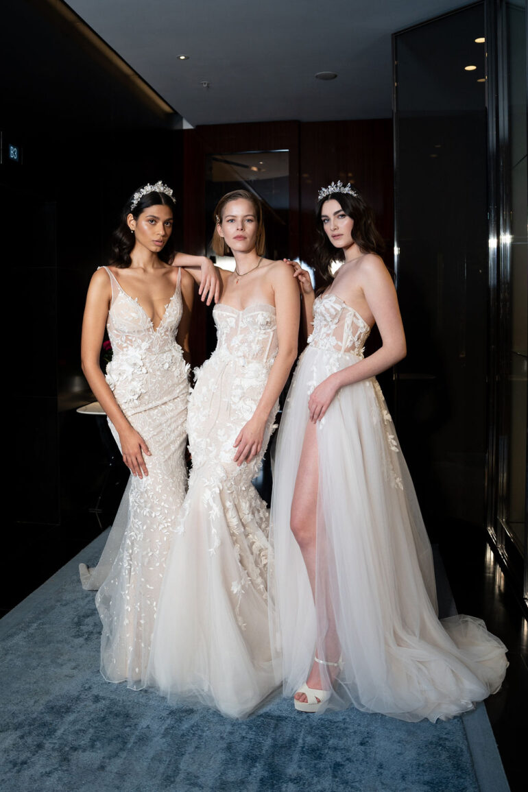 Berta Bridal Runway At The Bulgari Hotel London 2023