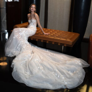 Berta Bridal Runway At The Bulgari Hotel London 2023