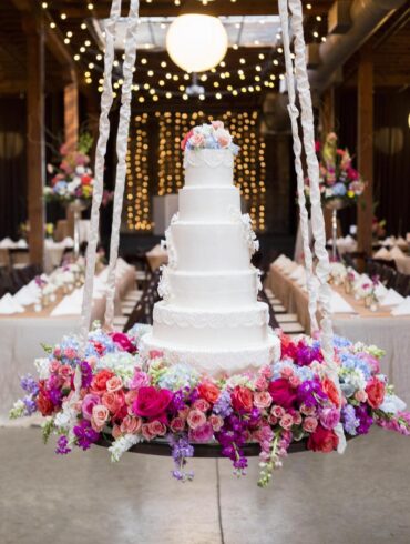 Luxe up a warehouse wedding