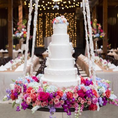 Luxe up a warehouse wedding