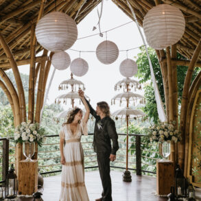 Introducing the Enchanting Puspaka Wedding Chapel, A Bamboo Masterpiece Amidst Ubud's Lush Forest